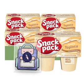 Snack Pack - Lavinia Essentials Bundle: 32- Count of Tapioca Flavored Pudding, Gluten-free, Kosher On-The-Go 3.25 Plastic Cup + 1 Utility Prop