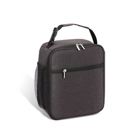 Lunchbag Insulated Waterproof Portable Picnic Insulated Food Storage Box Tote Lunch Bag Cooler Bag for Family Camping Beach BBQ Fishing Grey