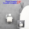 GERZWY Bathroom Toilet Paper Holder Stainless Steel Paper Towel Dispenser