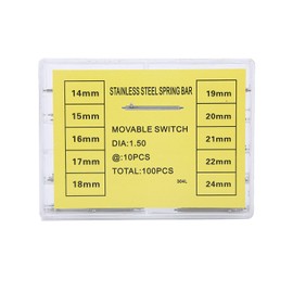 Quick Release Spring Bars Pins, Quick Release Spring Bar Watch Repair Accessories Release Spring Bars 1.5mm / 0.06in Bracelets Buckles Adapters for Watch