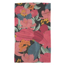 GEOMETRY Kitchen Tea Towel - Quick Dry Microfiber Cloth Dish Towels for Kitchen Drying (18" x 30" (1 Pack), My Garden)