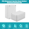 Waterproof IP66 Junction Boxes Outdoor Electrical Enclosure Box ABS Plastic