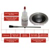 Foam Guard-Speaker Cone Edge Sealer, White PVA, MI-1291FG