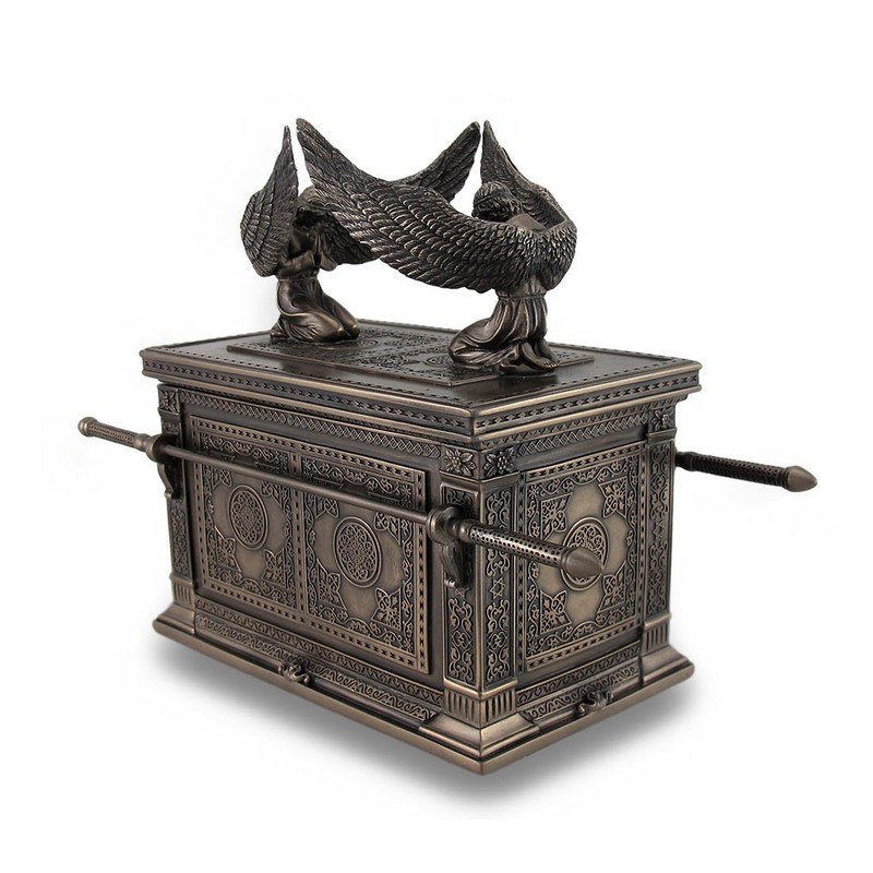 Stunning Bronze Finished Ark of The Covenant Trinket Box