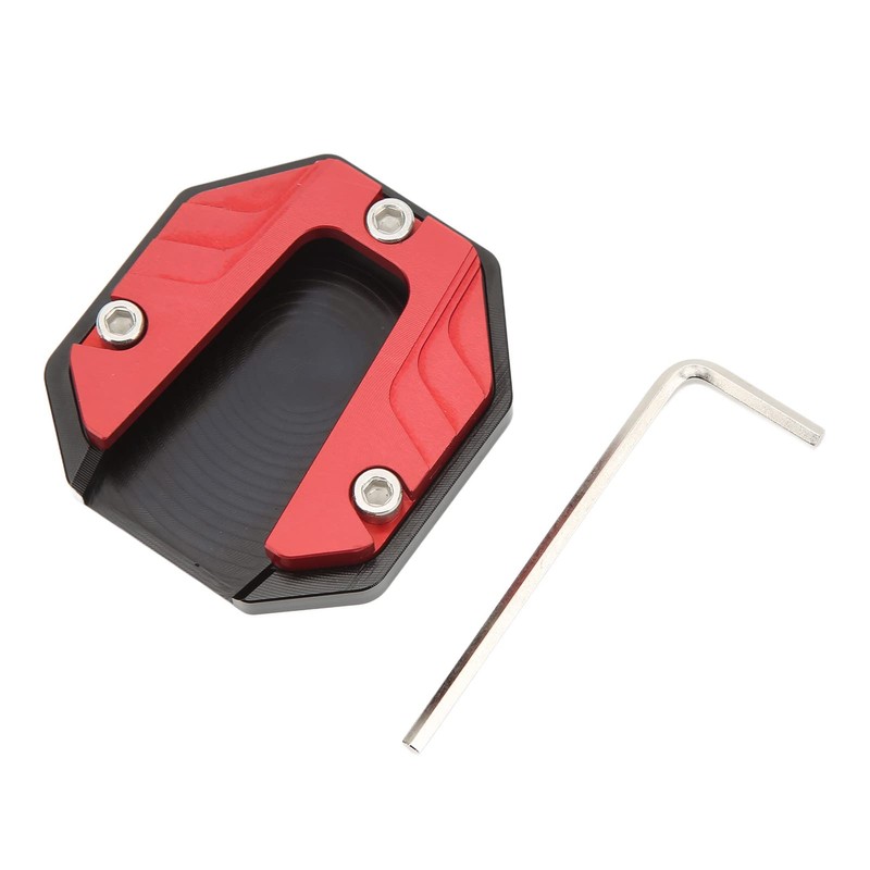 EIMSOAH Motorcycle Side Stand Plate Pad, High Strength Kickstand Pad
