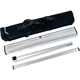 VYPEROCK Custom Retractable Banner Stand 33"x81", Premium Aluminum Frame and Portable Packaging, Easy to Assemble for Business Events, Presentation, and Wedding - Durable Stand Frame Only