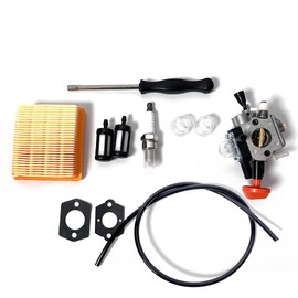 BOVZOR FS 91 R Trimmer Carburetor & Air Filter Kit, Replacement for 4180-120-0615, Compatible with FC91 FS91R FS111 FC111 Trimmer Brushcutter 4180-120-0615 Carb
