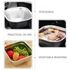 ULTECHNOVO Stainless Steel Washing Basin Square Mixing Bowl for Fruit