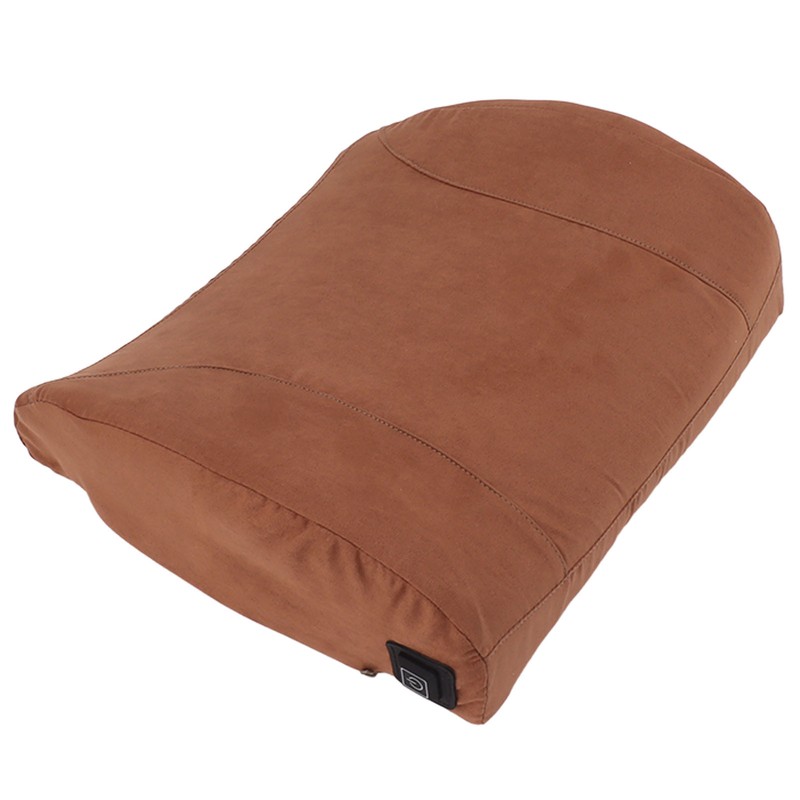 Khaki Portable Heating Waist Cushion USB Port 3 Adjustable Temperature