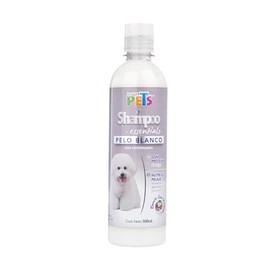 Fancy Pets Shampoo Essentials para Pelo Blanco de Perro, 500 ml - Limpieza Profunda y Resalta el Color del Pelaje