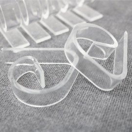 Clear Plastic Tablecloth Clips – Picnicking Accessory - Set of 72