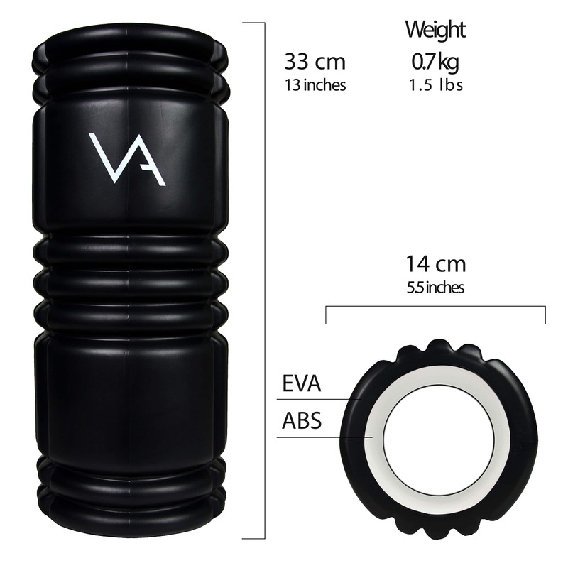 Vanquisher Foam Roller | Firm Foam Density Muscle Roller for