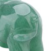2inch Natural Jade Carved Elephant Crystal Figurine Home Decoration Furnishing