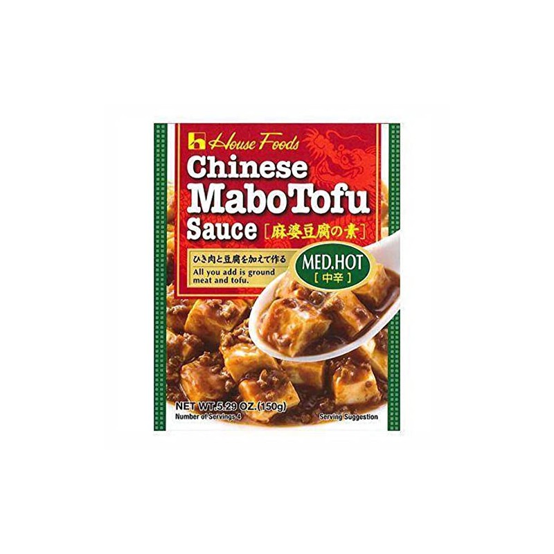House Foods Medium Hot Chinese Mabo Tofu Sauce, 5.29 Ounce