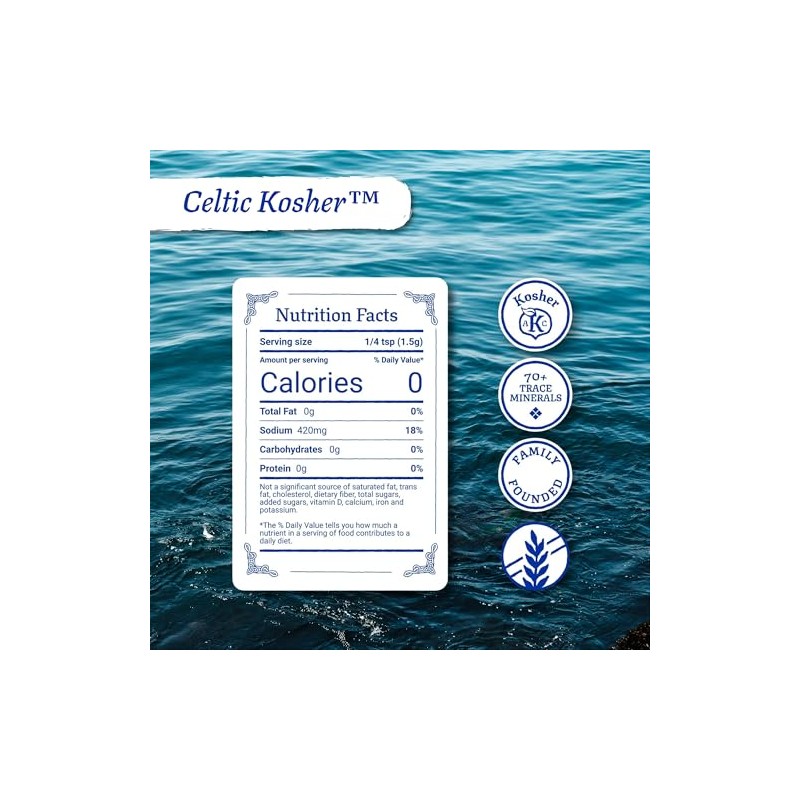Celtic Sea Salt Gourmet Kosher, 16 Ounce