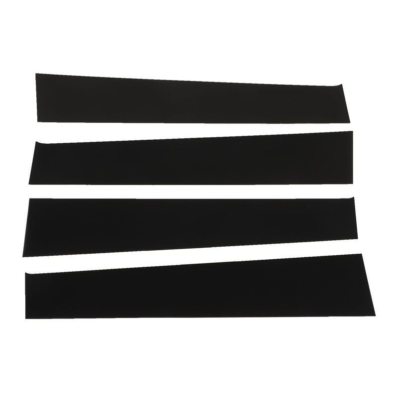 4pcs Black Pillar Posts Door Trim B Pillar Posts Door