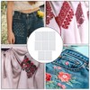 WEBEEDY 8 Pcs Sashiko Embroidery Pattern Stabilizers Set for Sewing,Water