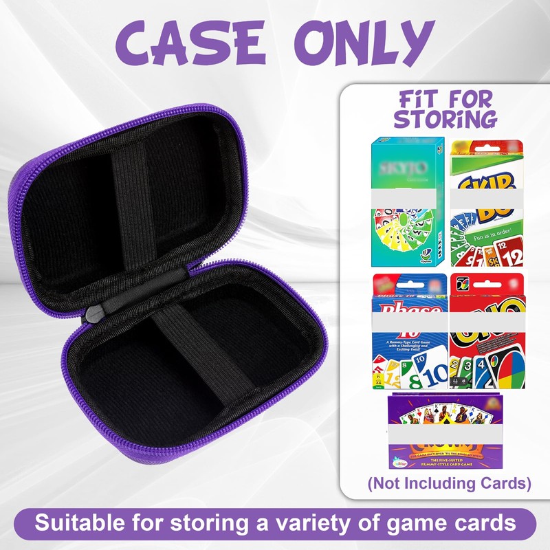 Meetikar Hard Shell Carry Bag Case Compatible UNO, Phase 10,