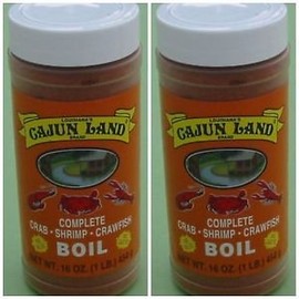 Cajun Land Complete Crab Shrimp Crawfish Boil 1 Pound (2 Pack)