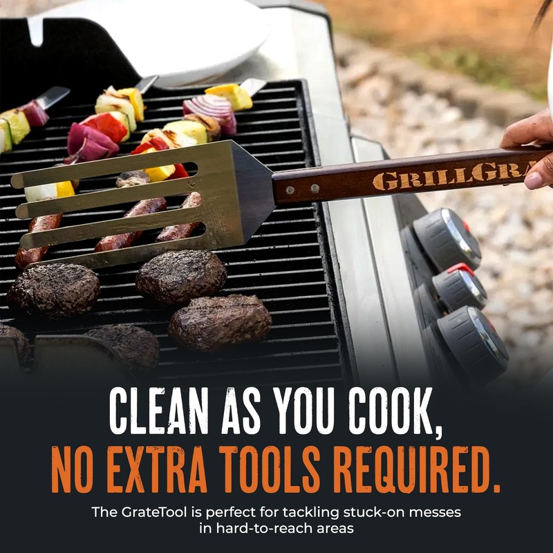 GrillGrate The Grate Tool - Spatula - Grill Accessory for