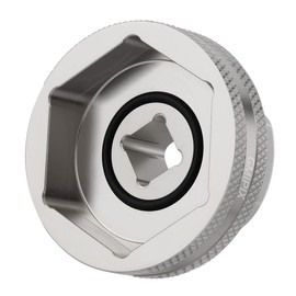 GMIPIX 1-3/8" Fork Cap Nut Socket Tool 35mm Hex Fork Socket Compatible with Harley Sportster Big Twin Motorcycle