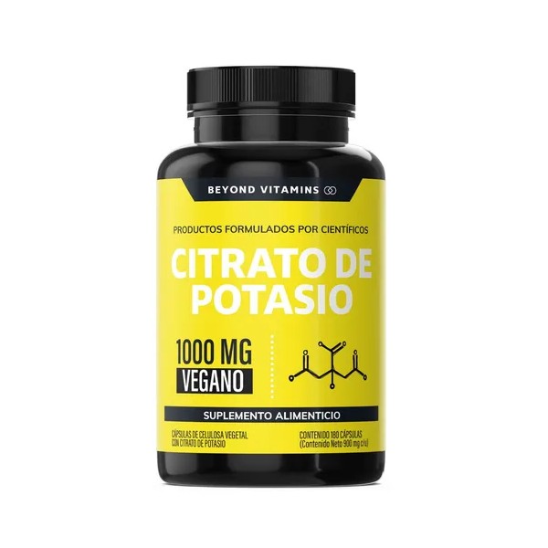 Citrato Potasio 1000mg Con Platano En Polvo, Curcuma Capsulas (curcuminoides)