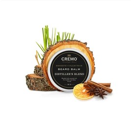 Cremo Styling Beard Balm, Distillers Blend (Reserve Collection), Nourishes, Shapes And Moisturizes All Lengths Of Facial Hair, 2 Ounce                