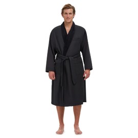 MONARCH Plush Lined Microfiber Bath Robe for Women or Men - Super Soft, Durable Luxury Spa, Resort & Hotel Bathrobe, Generously Sized (Unisex) Cypress