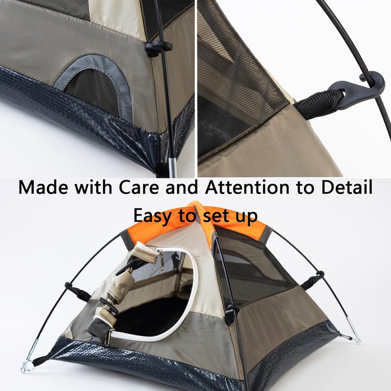 Generic Mini Tent,Model Tent Decoration，Tiny Tent for Home and Garden