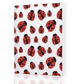 HUKINE Ladybug Photo Album 4x6, Ladybird Small Photo Album Memory Book Keepsake with 18 Pockets Hold 36 Pictures for Family Baby Graduation Wedding Anniversary Travel Vacation