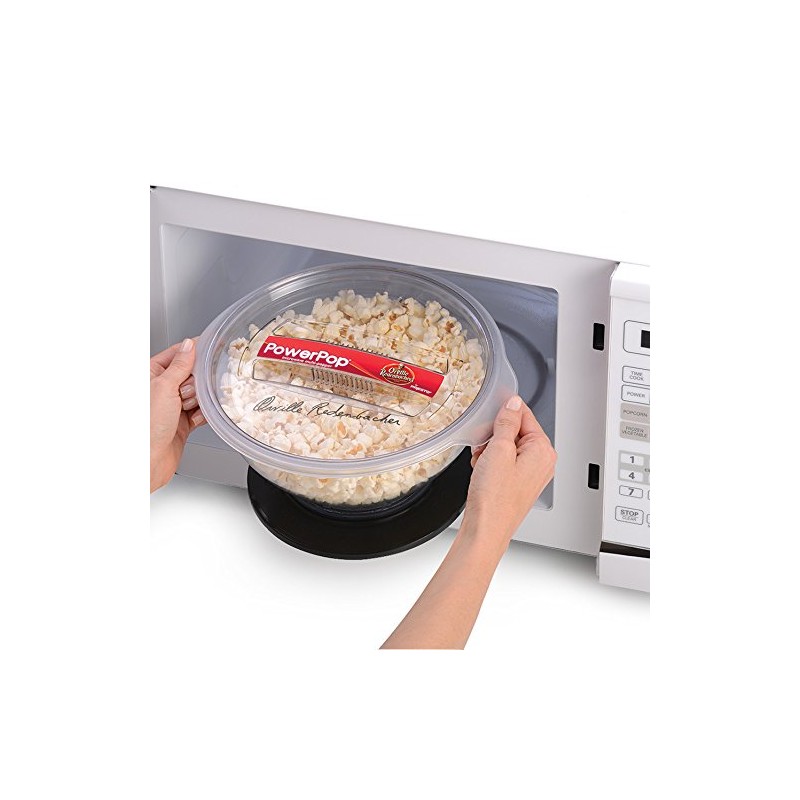 Presto 04830 PowerPop Microwave Multi-Popper, Black
