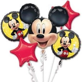 Mickey Mouse 8 piece Bouquet of Balloons BTM (3rd Birthday)