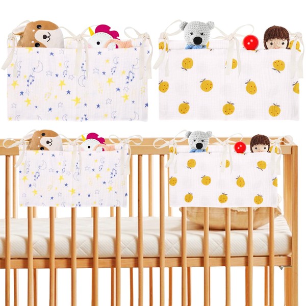 Baby Bed Organiser Hanging, 2 Pieces Baby Bed Organiser, Organiser