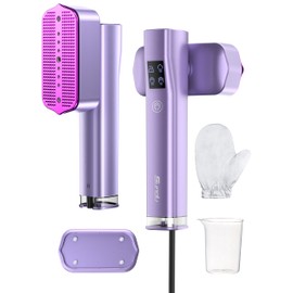 Steamer for Clothes, Sundu Portable 2-in-1 Steamer & Iron, 15s Fast Heat-up, 100ml Water Tank, Ironing Gloves, 20 Min Continuous Steam, Wrinkle Remover for Garment, Travel & Home Use (Gray)