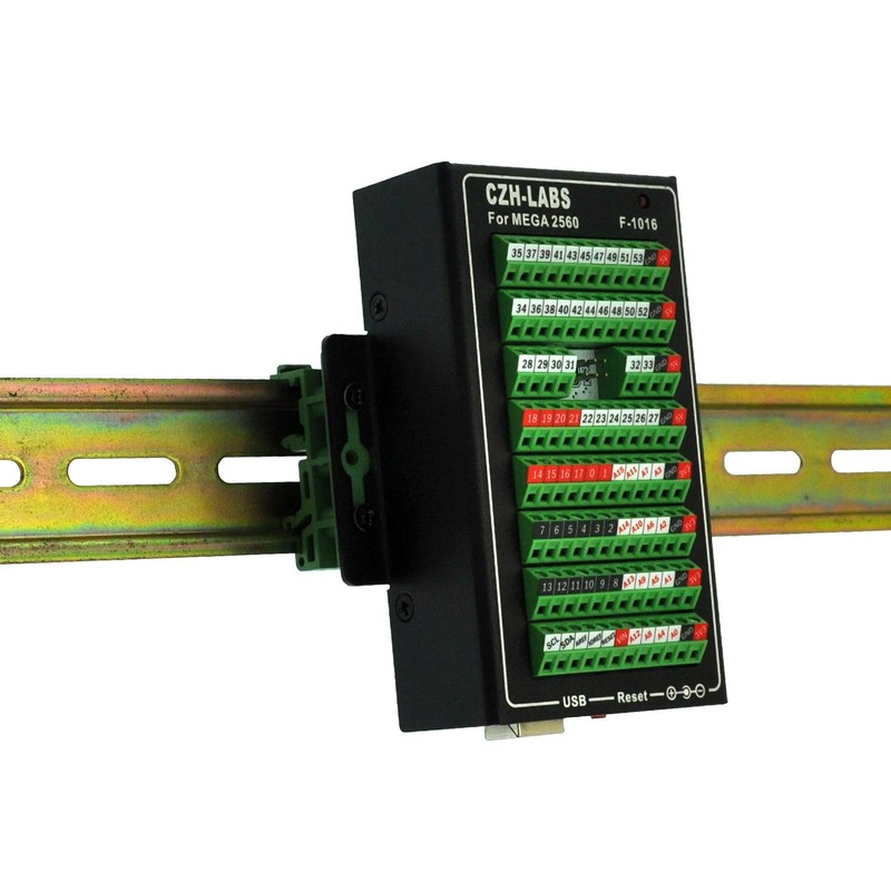 OONO MEGA2560 Screw Terminal Block Breakout Module with Aluminum Enclosure
