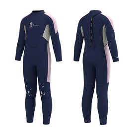 XUKER Kids Wetsuit for Boys Girls Toddlers 3mm Thermal Full Length Back Zip Wetsuit