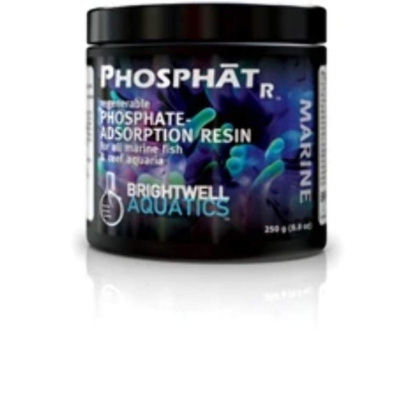 Brightwell Aquatics PhosphatR - Regenerable Phosphate Removing Resin for Marine Fish and Reef Aquariums, 500-ml