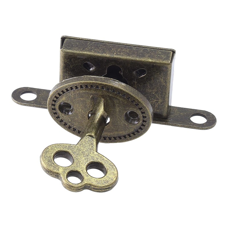 Jiozermi 2 Pack Mini Locks with Skeleton Key, Full Mortise