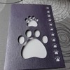 Footprint Frame Metal Die Cuts, Animal Paw Frame Metal Cutting