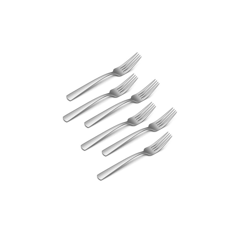 Oneida Aptitude Everyday Flatware Salad Forks, Set of 6, 18/0