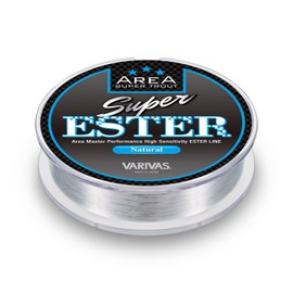 VARIVAS Super Trout Area, Super Ester, 492.1 ft (150 m), Natural, No. 0.25