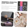 iplusmile 6Pcs Tarot Tablecloth Divination Table Cover Elegant Design for