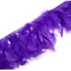 Lamplight Feather Mardi Gras Purple Feather Trim Chandelle Premium per yard
