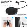 Pop Screen for Microphone | Studio Microphone Pop Shield -