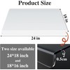 Clear Cutting Board for Kitchen with Lip with Non Slip