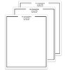 Premium Custom Printed Letterhead Stationery 100 Pack - 8.5" x