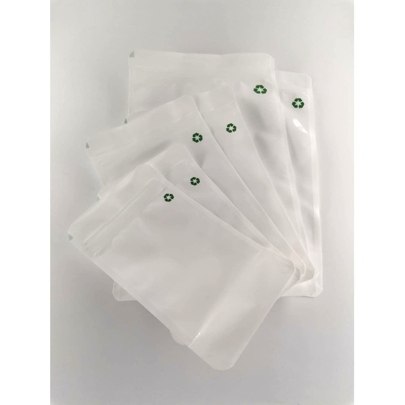 Jamo Solutions Recyclable White Stand Up Pouch with EVOH High