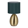 Relaxdays Bedside Lamp with Touch, Modern Table Lamp, H x