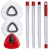 ANREKEYH Spin Mop Head, Base, Handle Replacement for O-Ceda EasyWring