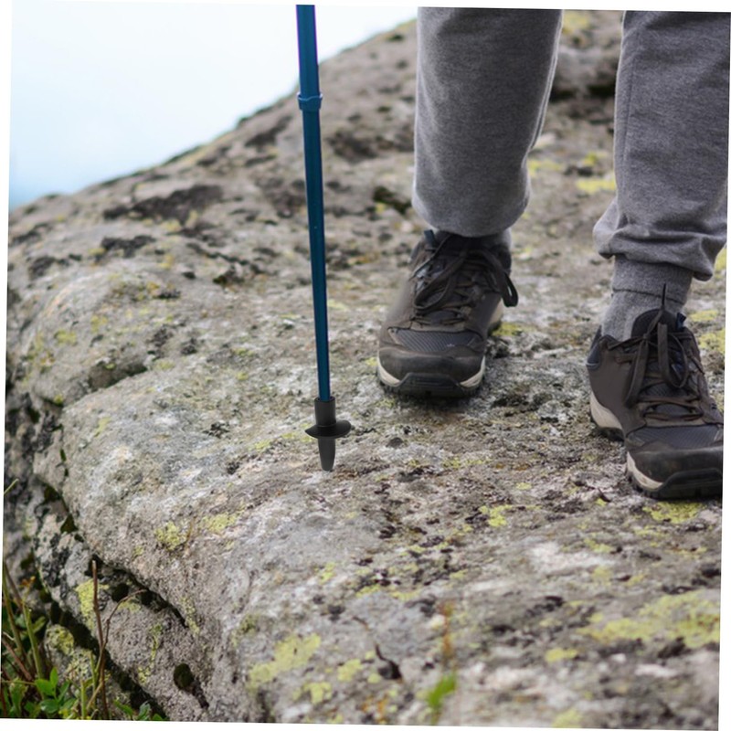 VICASKY Carbon Fiber Trekking Pole Tip Metal Hiking Feet for